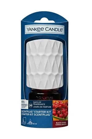 Yankee Candle ScentPlug Organic Pattern diffusore elettrico da presa e ricarica Black Cherry
