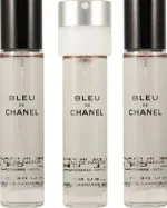 Bleu de Chanel EDP ricarica con vaporizzatore 20 ml + EDP ricarica 2 x 20 ml M 60 ml