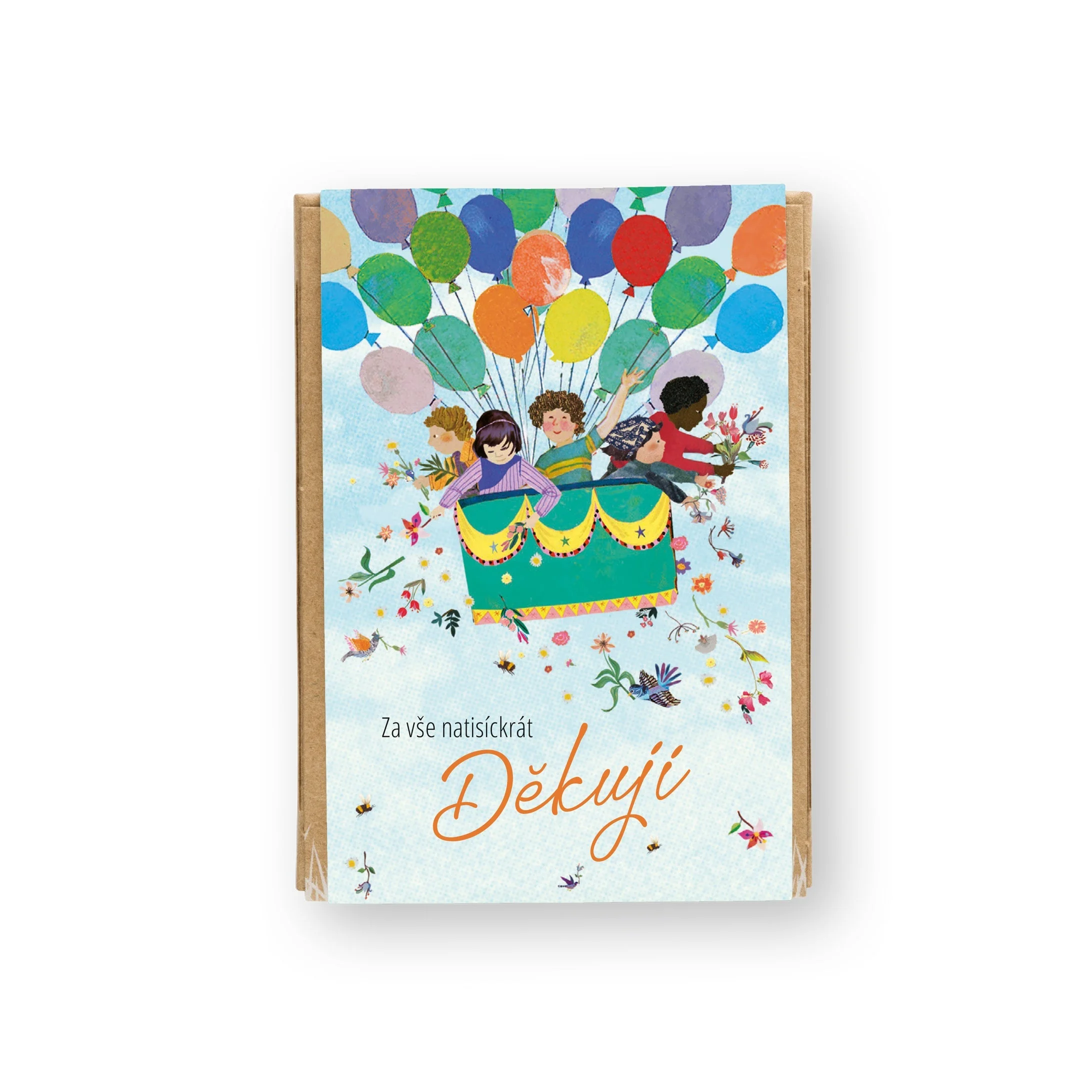 Blossombs Bombe di semi - Set regalo mini - Mille volte grazie per tutto (4 pz) - regala un fiore in modo diverso