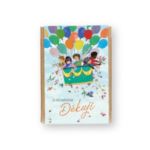 Bombe di semi - Set regalo mini - Mille volte grazie per tutto (4 pz) - regala un fiore in modo diverso