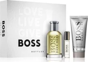 Boss Bottled EDT 100 ml + EDT MINI 10 ml + SG 100 ml UOMO