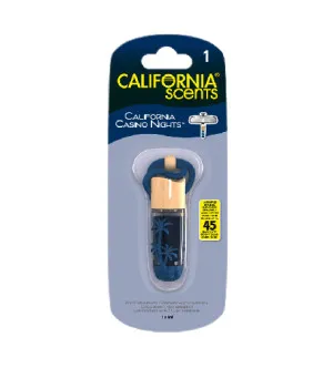California Scents Hanging Vial California Casino Nights profumo per auto 5 ml