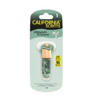 California Scents Hanging Vial Redwood Streams profumo per auto 5 ml