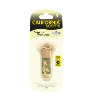 California Scents Hanging Vial Vanilla Paradise profumo per auto 5 ml