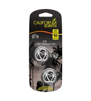 California Scents Mini Diffuser Ice profumo per auto 2 x 3 ml