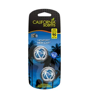 California Scents Mini Diffuser Newport New Car profumatore per auto 2 x 3 ml