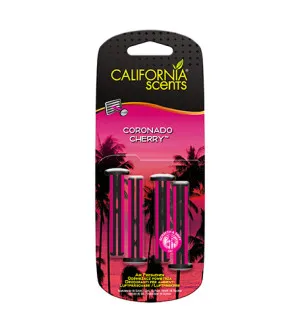 California Scents Vent Stick Coronado Cherry profumo per auto 4 pz