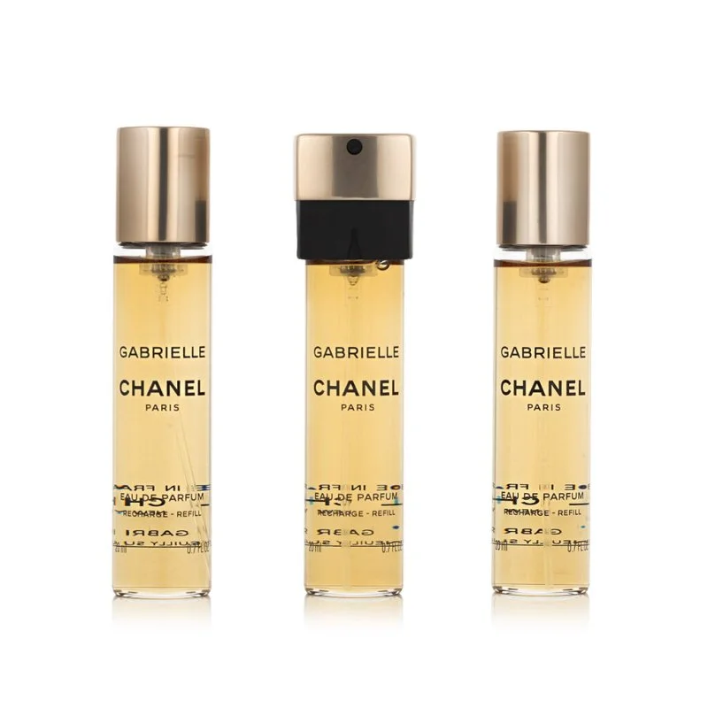 Chanel Gabrielle ricarica per vaporizzatore tascabile Eau de Toilette da donna 3 x 20 ml