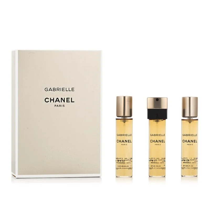 Chanel Gabrielle ricarica per vaporizzatore tascabile Eau de Toilette da donna 3 x 20 ml