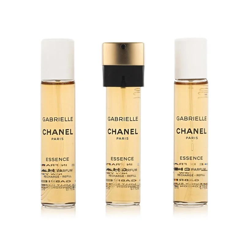 Chanel Gabrielle Essence 3 x 20 ml ricariche per vaporizzatore tascabile eau de toilette da donna