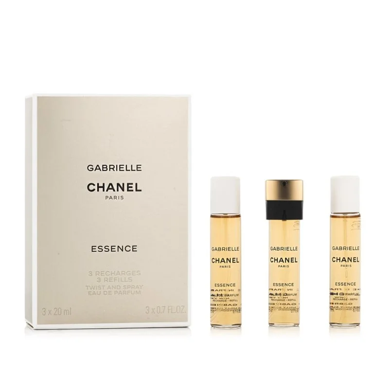 Chanel Gabrielle Essence 3 x 20 ml ricariche per vaporizzatore tascabile eau de toilette da donna