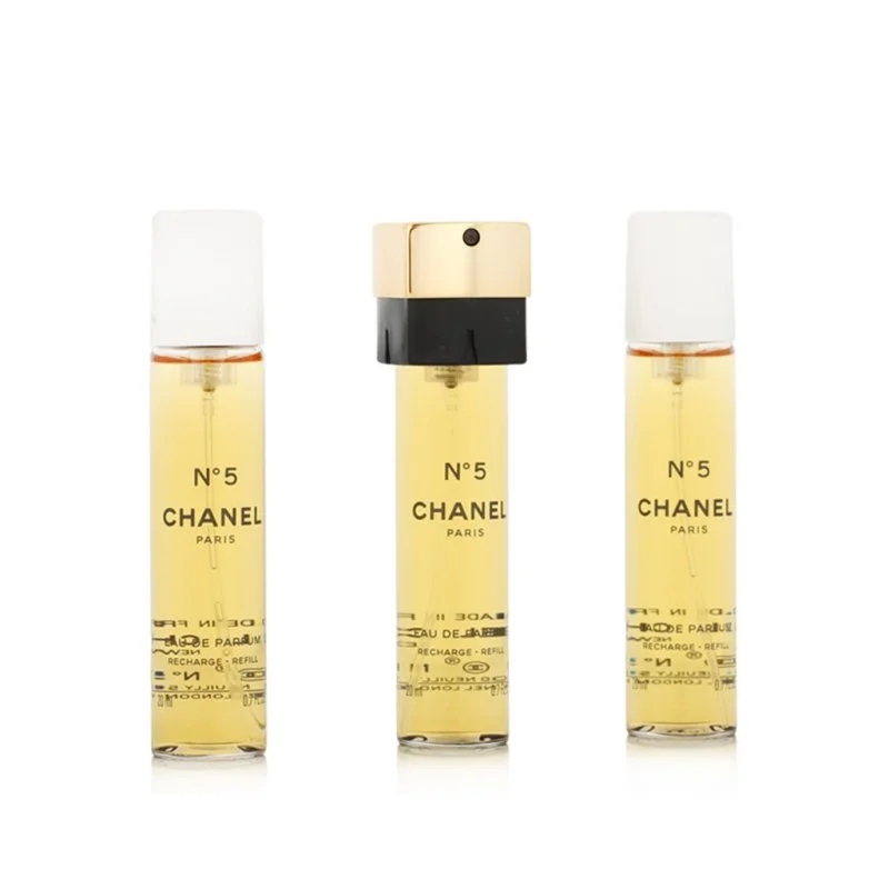 Chanel No 5 ricariche 2 x 20 ml + ricarica EDP con vaporizzatore eau de parfum da donna 20 ml