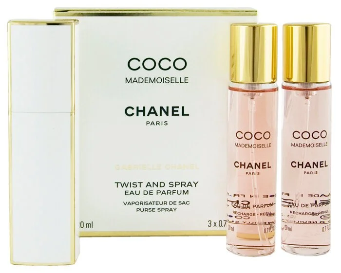 Coco Mademoiselle ricaricabile 20 ml + 2 ricariche EDP eau de parfum da donna 2 x 20 ml
