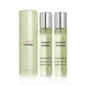 Chanel Chance Eau Fraîche ricarica 2 x 20 ml + ricarica EDT con vaporizzatore eau de toilette da donna