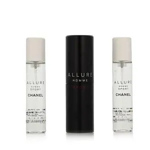 Chanel Allure Homme Sport eau de toilette per uomo 3x20 ml flacone ricaricabile