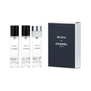 Chanel Bleu de Chanel EDT ricarica 2 x 20 ml + EDT ricarica con vaporizzatore 20 ml M