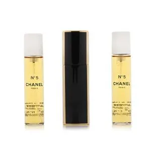 Chanel N°5 Eau De Parfum acqua profumata 3x20 ml per donne flacone ricaricabile
