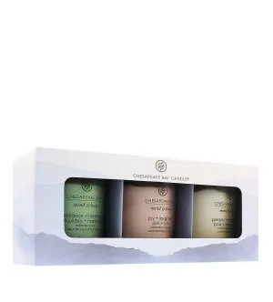 Chesapeake Bay set regalo candela profumata 3 x 96 g