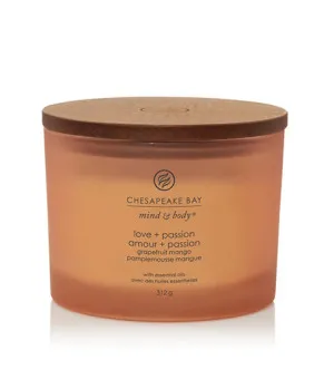 Candela profumata Chesapeake Bay Love + Passion con 3 stoppini 312 g