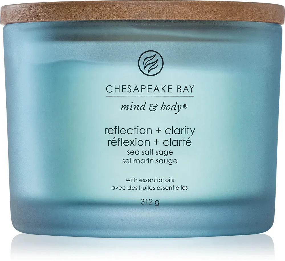 Candela profumata Chesapeake Bay Reflection + Clarity con 3 stoppini 312 g
