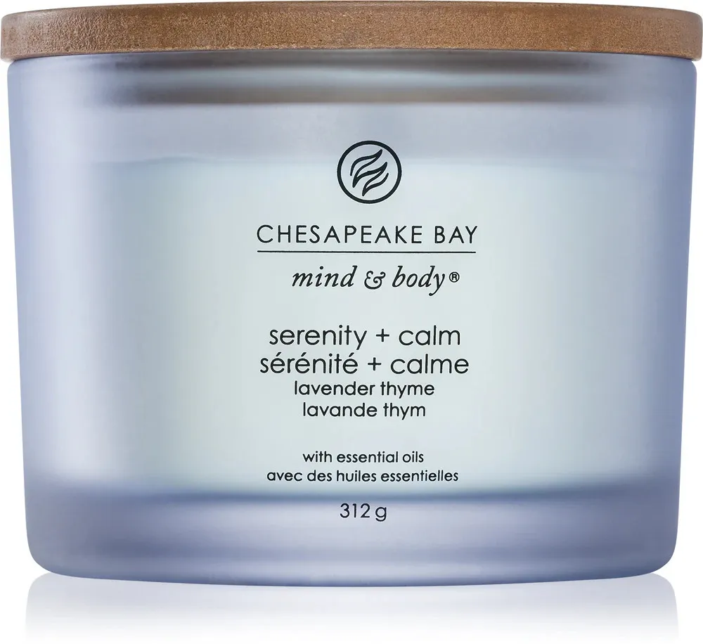 Candela profumata Chesapeake Bay Serenity + Calm con 3 stoppini 312 g