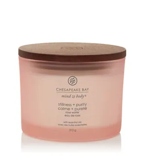 Candela profumata Chesapeake Bay Stillness + Purity con 3 stoppini 312 g