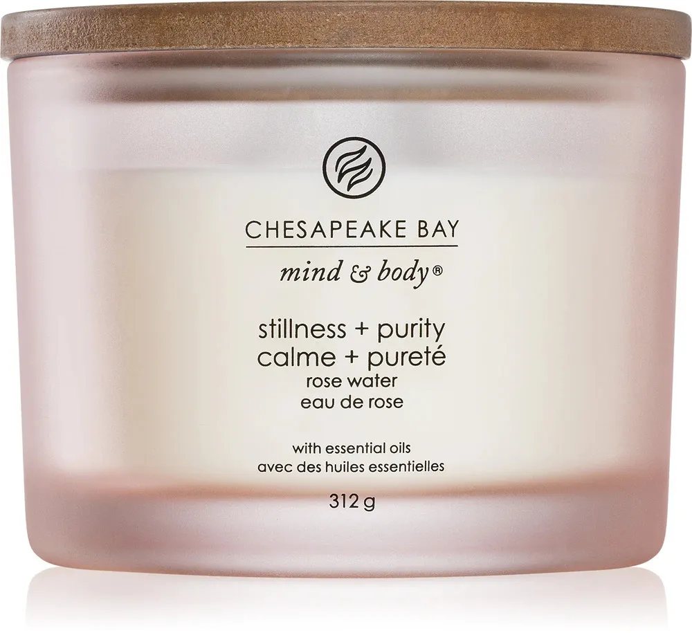 Candela profumata Chesapeake Bay Stillness + Purity con 3 stoppini 312 g