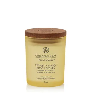 Candela profumata Chesapeake Bay Strength + Energy Ananas Cocco 96 g
