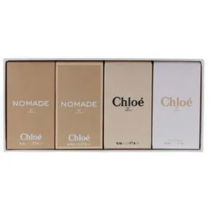 Chloé Les Parfums set regalo eau de toilette Chloé 5 ml + eau de toilette Nomade 5 ml + Chloé 5 ml + eau de parfum Nomade da donna