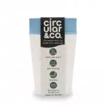 Circular Cup (227 ml) - crema/turchese - da bicchieri di carta usa e getta