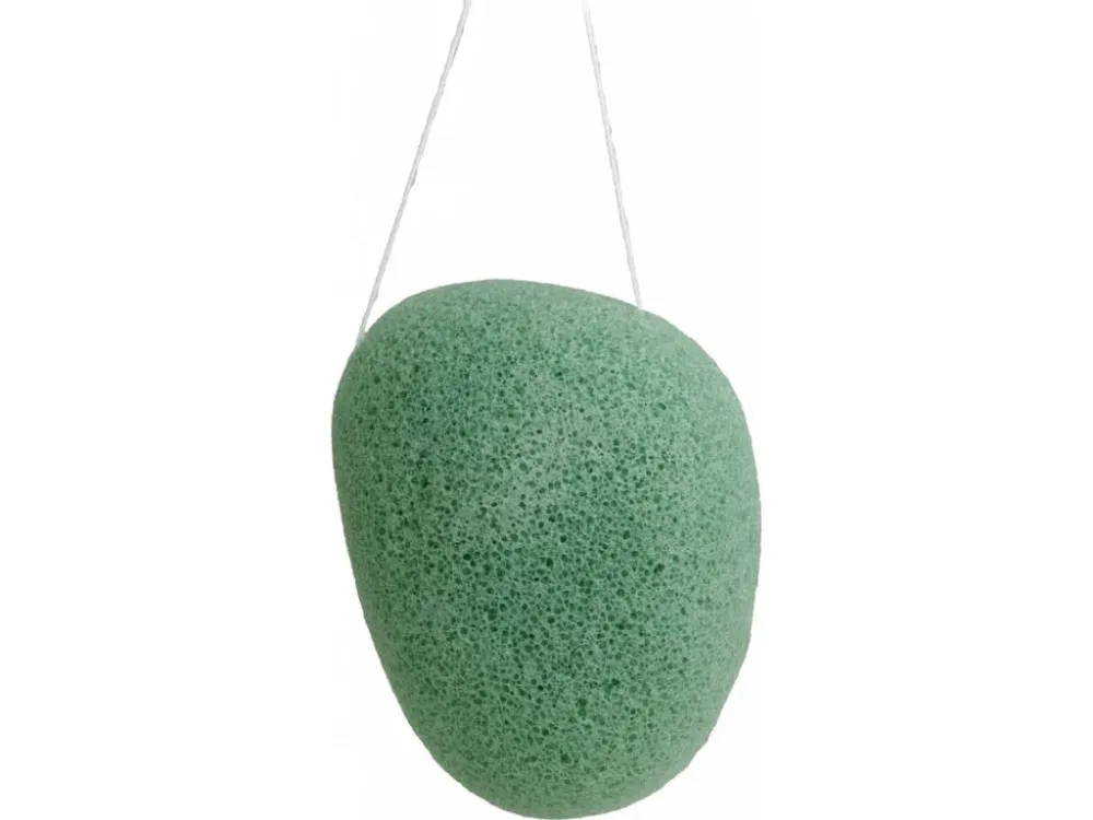 Kvitok Spugna di pulizia Konjac con argilla verde (corpo)