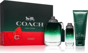 Coach Green EDT 100 ml + EDT MINI 15 ml + SG per corpo e capelli 100 ml M
