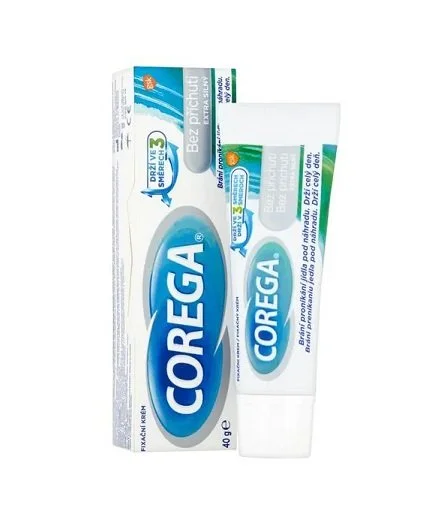 Crema adesiva extra forte per protesi dentali senza sapore 40 g