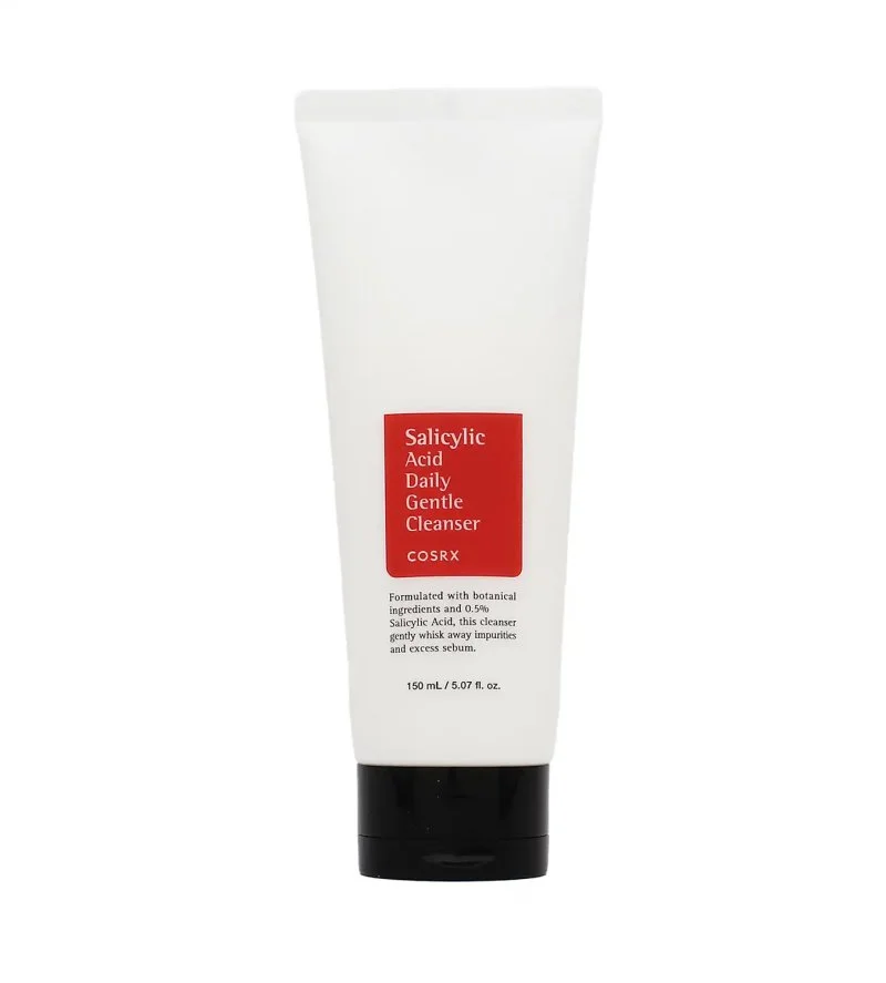 Schiuma detergente delicata per uso quotidiano con acido salicilico 150 ml