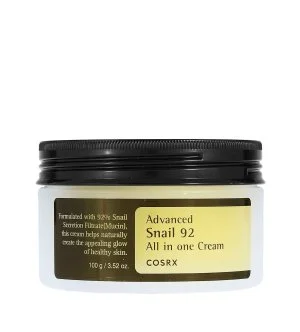 Cosrx Advanced Snail 92 All In One Cream crema rigenerante intensiva con estratto di bava di lumaca 100 g