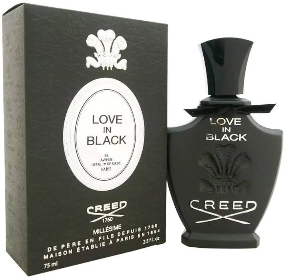 Love in Black eau de parfum per donne 75 ml