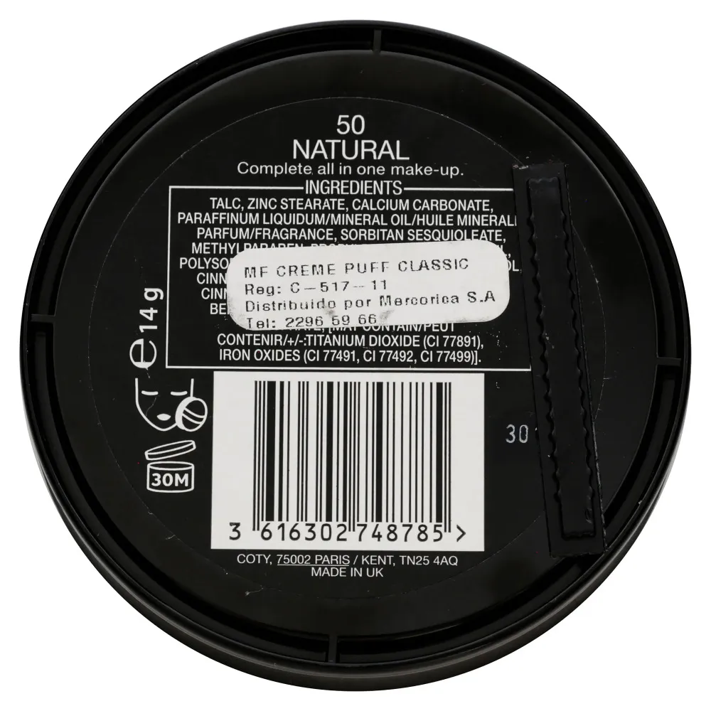 Creme Puff Cipria Compatta 14 g - 50 Natural