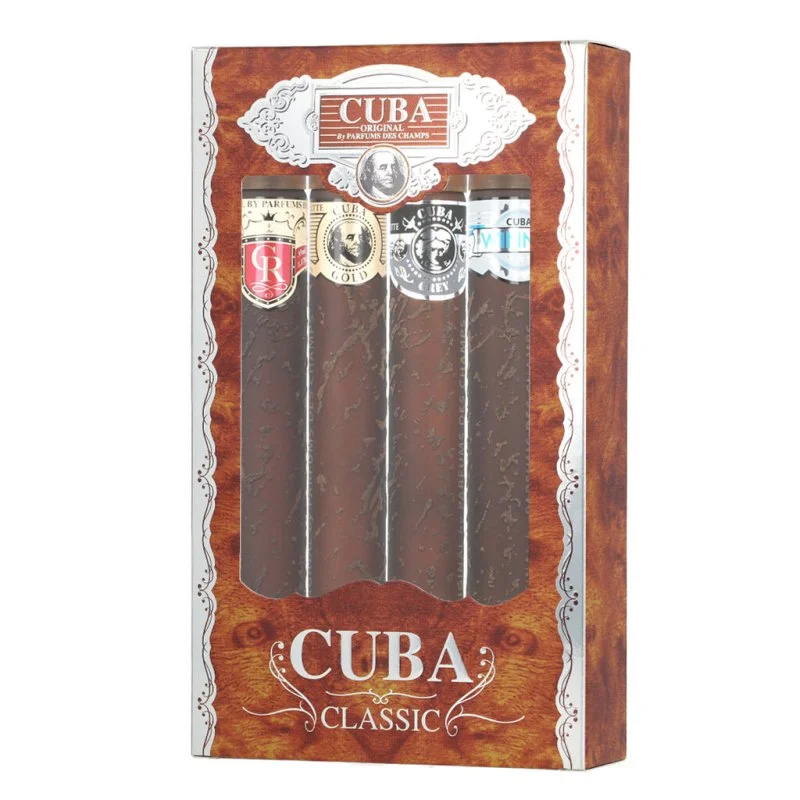 Cuba Cuba Set Yellow 35 ml + EDT Blue 35 ml + EDT Red 35 ml + EDT Orange eau de toilette da uomo