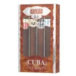 Cuba Cuba Set Yellow 35 ml + EDT Blue 35 ml + EDT Red 35 ml + EDT Orange eau de toilette da uomo