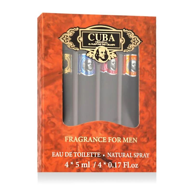 Cuba Fragrance For Men Set MINI 4 x Eau de Toilette da uomo