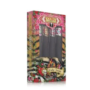 Cuba Cuba Jungle 35 ml Cuba Snake + Cuba Tiger 35 ml + Cuba Zebra 35 ml + Heartbreaker eau de parfum da donna