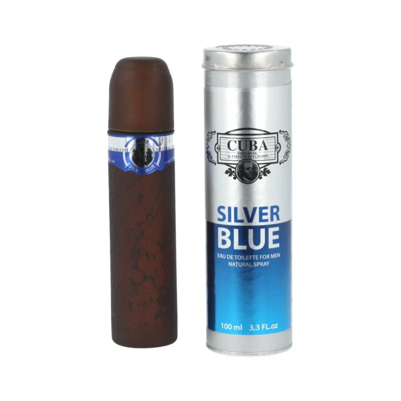 Cuba Silver Blue Eau de Toilette da uomo