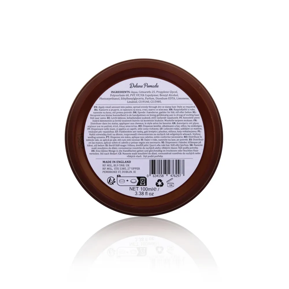 Deluxe Pomade pomata modellante a base d'acqua per lucentezza e tenuta 100 ml