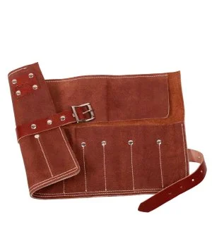 Dark Stag Barber Tool Roll Leather custodia in pelle per strumenti 70x90x280 mm