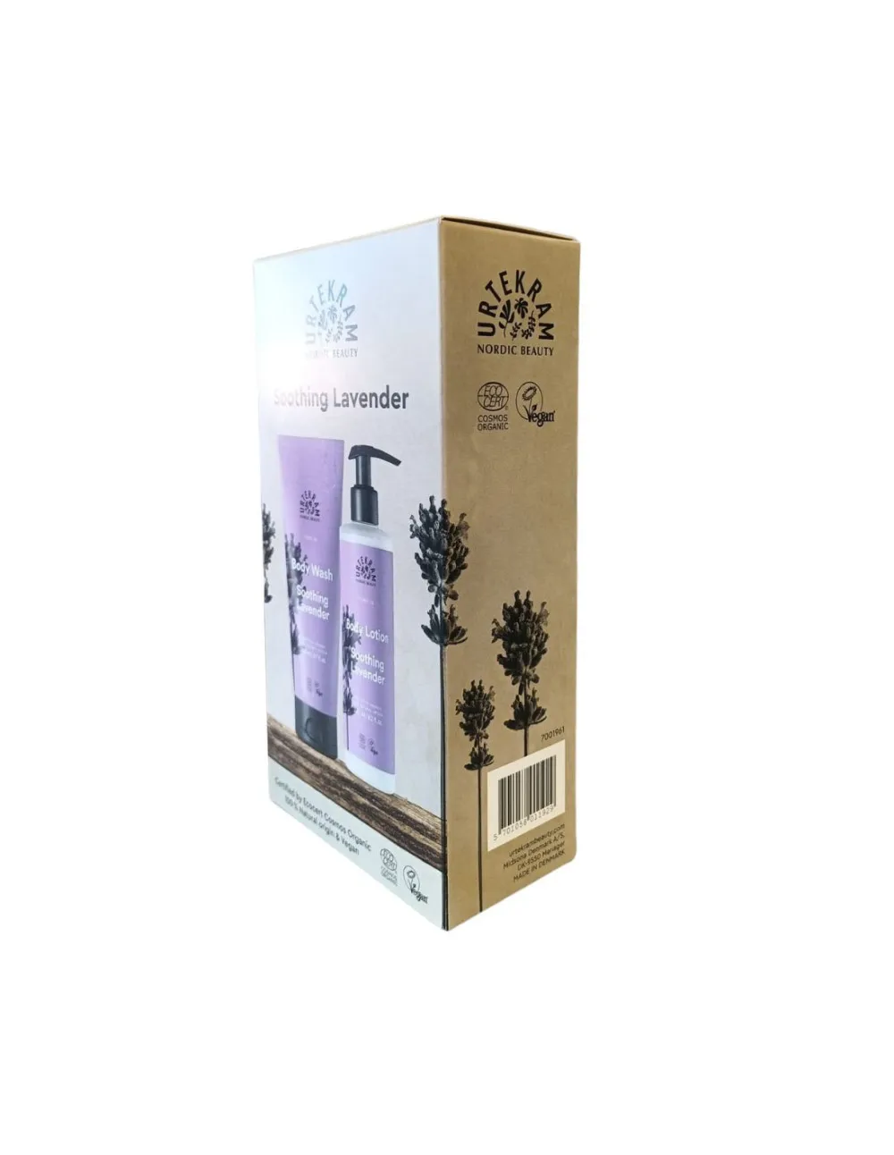 Urtekram Set regalo gel doccia e lozione corpo lenitivo alla lavanda