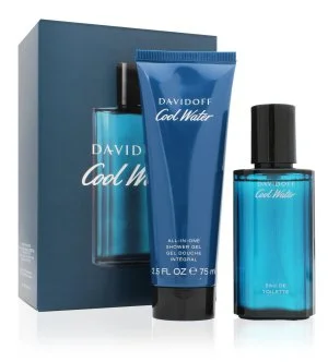 Davidoff Cool Water set regalo 40 ml + gel doccia eau de toilette da uomo