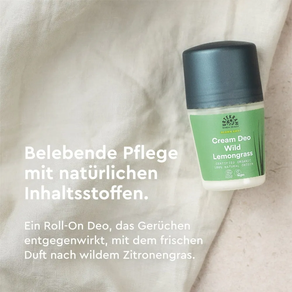 Urtekram Deodorante roll on crema citronella 50 ml BIO