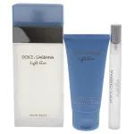 Light Blue set regalo per donne eau de toilette 100 ml + crema corpo 50 ml + eau de toilette 10 ml 100 ml + tělový krém 50 ml + toaletní voda 10 ml