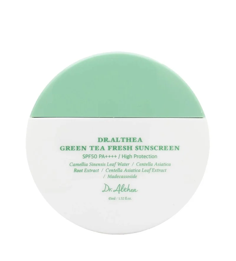 Green Tea Fresh Sunscreen SPF50+ PA++++ crema solare lenitiva con tè verde 45 ml