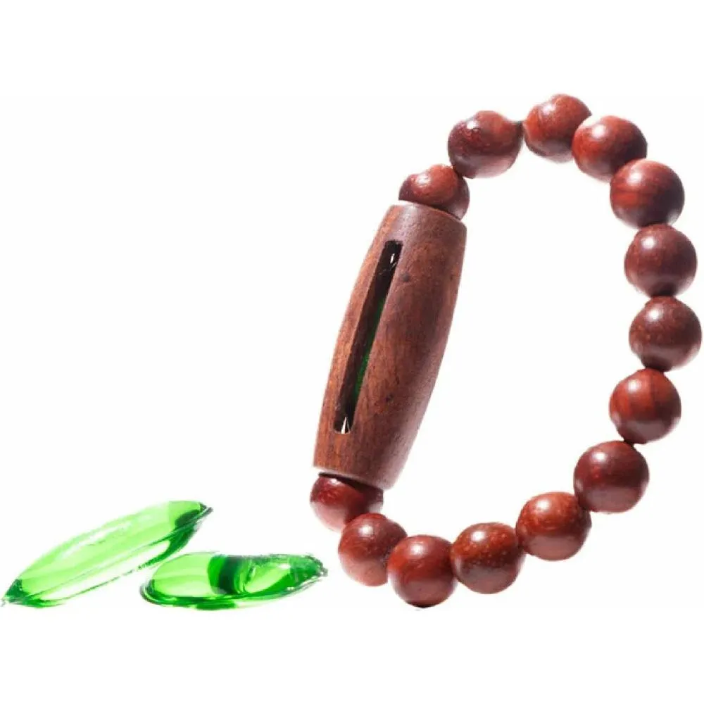 Incognito Bracciale in legno con capsula M